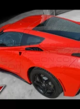 C7 Carbon GTX Rear Spoiler Fiberglass Chevrolet Corvette Stingray C7 2014                                     - C7-GTX-RS-FRP - Image 4