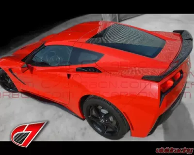 C7 Carbon GTX Rear Spoiler Fiberglass Chevrolet Corvette Stingray C7 2014 - C7-GTX-RS-FRP