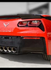 C7 Carbon GTX Rear Spoiler Fiberglass Chevrolet Corvette Stingray C7 2014                                     - C7-GTX-RS-FRP - Image 6