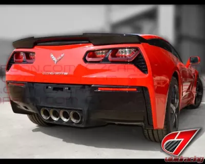 C7 Carbon GTX Rear Spoiler Fiberglass Chevrolet Corvette Stingray C7 2014 - C7-GTX-RS-FRP