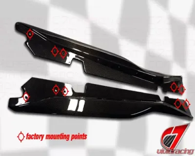 C7 Carbon GTX Side Skirt Set Carbon Fiber Chevrolet Corvette C7 Stingray | Z06/GS 2014 - C7-GTX-SS-CF