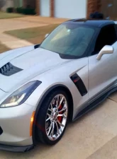 C7 Carbon GTX Side Skirt Set Carbon Fiber Chevrolet Corvette C7 Stingray | Z06/GS 2014                                     - C7-GTX-SS-CF - Image 3