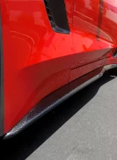 C7 Carbon GTX Side Skirt Set Carbon Fiber Chevrolet Corvette C7 Stingray | Z06/GS 2014                                     - C7-GTX-SS-CF - Image 5