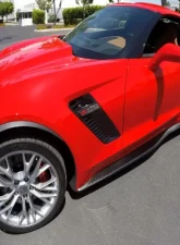 C7 Carbon GTX Side Skirt Set Carbon Fiber Chevrolet Corvette C7 Stingray | Z06/GS 2014                                     - C7-GTX-SS-CF - Image 6