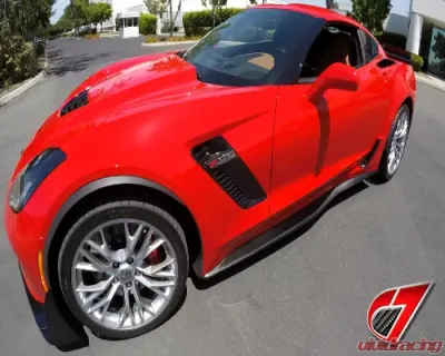 C7 Carbon GTX Side Skirt Set Carbon Fiber Chevrolet Corvette C7 Stingray | Z06/GS 2014 - C7-GTX-SS-CF