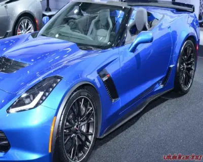 C7 Carbon OEM Style Side Skirt Set Carbon Flash Chevrolet Corvette Stingray | Z51 | Z06 | GS 2014-2019 - C7-Z06-SS-CBF