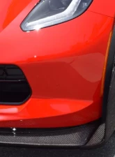 C7 Carbon C7 R Style Front Splitter Carbon Flash Chevrolet Corvette Z06/GS C7 2015                                     - C7Z-C7R-FS-CBF - Image 3