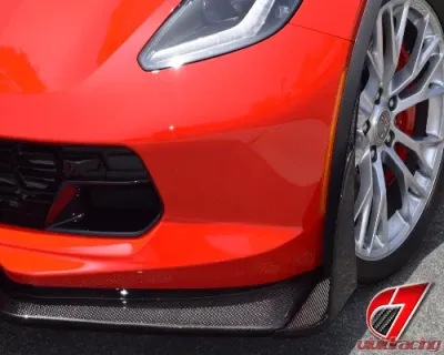 C7 Carbon C7 R Style Front Splitter Carbon Flash Chevrolet Corvette Z06/GS C7 2015 - C7Z-C7R-FS-CBF