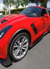 C7 Carbon C7 R Style Front Splitter Carbon Flash Chevrolet Corvette Z06/GS C7 2015                                     - C7Z-C7R-FS-CBF - Image 6