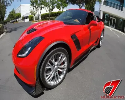 C7 Carbon C7 R Style Front Splitter Carbon Flash Chevrolet Corvette Z06/GS C7 2015 - C7Z-C7R-FS-CBF