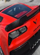 C7 Carbon Z06 Stage-2 Rear Spoiler Carbon Fiber Chevrolet Corvette Z06/GS C7 2015                                     - C7Z-Z06-RS-CF - Image 2