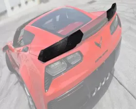 C7 Carbon Stage-2 Side Extensions Rear Spoiler Carbon Fiber Chevrolet Corvette C7 GS | Z06 2014