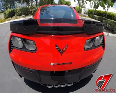 C7 Carbon Stage-2 Side Extensions Rear Spoiler Carbon Fiber Chevrolet Corvette C7 GS | Z06 2014 - C7Z-Z06-RS-EX-CF