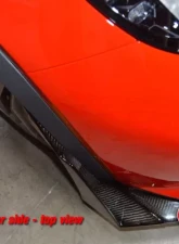 C7 Carbon Front Splitter Winglets Carbon Fiber Chevrolet Corvette Z06 | GS 2014                                     - C7Z-Z07-W-CF - Image 3