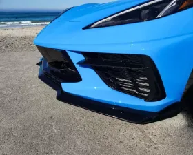 C7 Carbon 5VM Style Front Splitter Carbon Flash Chevrolet C8 Corvette Stingray 2020-2024