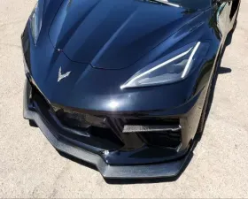 C7 Carbon 5VM Style Front Splitter Carbon Fiber Chevrolet C8 Corvette Stingray 2020-2024