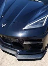 C7 Carbon 5VM Style Front Splitter Carbon Fiber Chevrolet C8 Corvette Stingray 2020-2024                                     - C8-1A-1 - Image 5