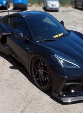 C7 Carbon 5VM Style Front Splitter Carbon Fiber Chevrolet C8 Corvette Stingray 2020-2024                                     - C8-1A-1 - Image 2