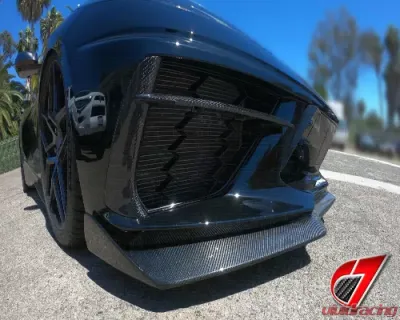 C7 Carbon 5VM Style Front Splitter Carbon Fiber Chevrolet C8 Corvette Stingray 2020-2024 - C8-1A-1