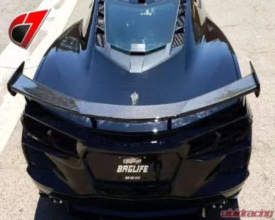 C7 Carbon High Wing OEM Style Carbon Fiber Chevrolet C8 Corvette Stingray 2020-2024 - C8-3A-1