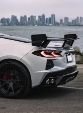 C7 Carbon Race Edition Wing Carbon Fiber Chevrolet C8 Corvette Stingray 2020-2024                                     - C8-3B-1 - Image 7