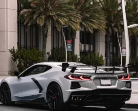 C7 Carbon Race Edition Wing Carbon Flash Chevrolet C8 Corvette Stingray 2020-2024