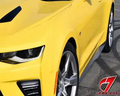 C7 Carbon Side Skirt Set Fiberglass Chevrolet Camaro ZL1 2016 - G6-ZL1-SS-FRP