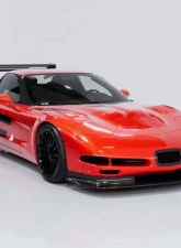 C7 Carbon Champion Front Splitter Carbon Fiber Chevrolet Corvette C5 1997-2004                                     - C5-1C-1 - Image 3