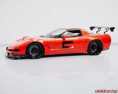 C7 Carbon Legacy Chassis Mounted Rear Spoiler Carbon Fiber Chevrolet Corvette C5 1997-2004 - C5-3D-1