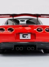C7 Carbon Legacy Chassis Mounted Rear Spoiler Carbon Fiber Chevrolet Corvette C5 1997-2004                                     - C5-3D-1 - Image 4
