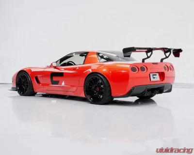 C7 Carbon Legacy Chassis Mounted Rear Spoiler Carbon Fiber Chevrolet Corvette C5 1997-2004 - C5-3D-1