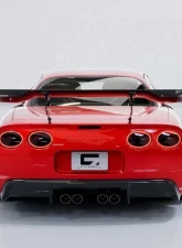 C7 Carbon Victory Chassis Mounted Rear Spoiler Carbon Fiber Chevrolet Corvette C5 1997-2004                                     - C5-3H-1 - Image 3
