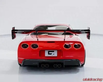 C7 Carbon Victory Chassis Mounted Rear Spoiler Carbon Fiber Chevrolet Corvette C5 1997-2004 - C5-3H-1