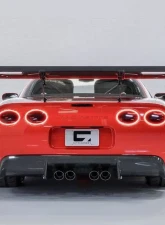 C7 Carbon Daytona Chassis Mounted Rear Spoiler Carbon Fiber Chevrolet Corvette C5 1997-2004                                     - C5-3I-1 - Image 5