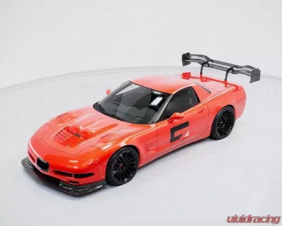 C7 Carbon Nemesis Chassis Mounted Rear Spoiler Carbon Fiber Chevrolet Corvette C5 1997-2004 - C5-3N-1