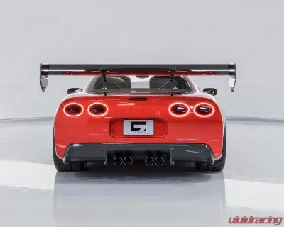 C7 Carbon Race Edition Rear Diffuser Gloss Black Chevrolet Corvette C5 1997-2004 - C5-4A-2