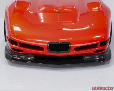 C7 Carbon Front Cooling Duct Carbon Fiber Chevrolet Corvette C5 1997-2004 - C5-5C-1