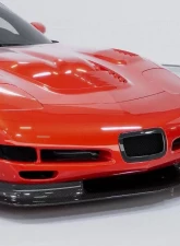 C7 Carbon Front Cooling Duct Carbon Fiber Chevrolet Corvette C5 1997-2004                                     - C5-5C-1 - Image 3