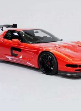 C7 Carbon Style Racing Hood Carbon Fiber Chevrolet Corvette C5 | C5R 1997-2004                                     - C5-6A-1 - Image 5