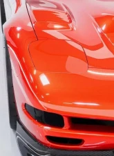 C7 Carbon Front Wide Body Fenders Carbon Fiber Chevrolet Corvette C5 1997-2004                                     - C5-6B-1 - Image 6