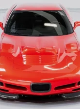 C7 Carbon Front Wide Body Fenders Carbon Fiber Chevrolet Corvette C5 1997-2004                                     - C5-6B-1 - Image 3