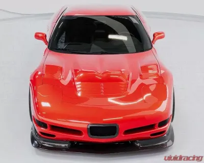 C7 Carbon Front Wide Body Fenders Carbon Fiber Chevrolet Corvette C5 1997-2004 - C5-6B-1