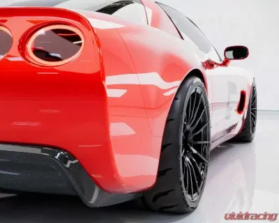 C7 Carbon Wide Body Rear Fenders Composite Unpainted Chevrolet Corvette C5 Z06 FRC Convertible 2001-2004 - C5-6BR-3