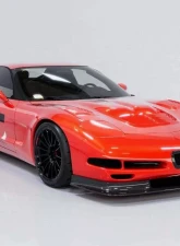C7 Carbon Wide Body Rear Fenders Composite Unpainted Chevrolet Corvette C5 Z06 FRC Convertible 2001-2004                                     - C5-6BR-3 - Image 6