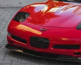C7 Carbon Vented Front Splitter Unpainted Composite Chevrolet Corvette C5 1997-2004