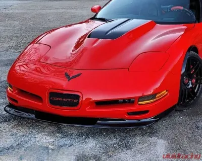 C7 Carbon Vented Front Splitter Unpainted Composite Chevrolet Corvette C5 1997-2004 - C5-V-FS-FRP