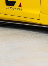 C7 Carbon CZR1 Extended Side Skirt Set Unpainted Composite Chevrolet Corvette C6 | ZR1 2005-2013                                     - C6-SSEX-FRP - Image 2