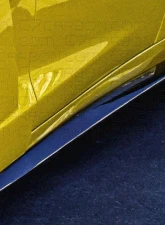 C7 Carbon CZR1 Extended Side Skirt Set Unpainted Composite Chevrolet Corvette C6 | ZR1 2005-2013                                     - C6-SSEX-FRP - Image 3