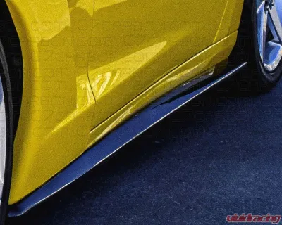 C7 Carbon CZR1 Extended Side Skirt Set Unpainted Composite Chevrolet Corvette C6 | ZR1 2005-2013 - C6-SSEX-FRP