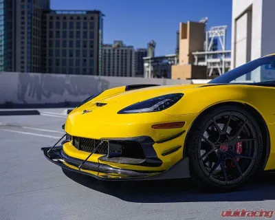 C7 Carbon Legacy Stage-3 Racing Front Splitter With Undertray Track Aero Carbon Fiber Chevrolet Corvette C6 Z06 | GS | ZR1 2006-2013 - C6Z-1D-1
